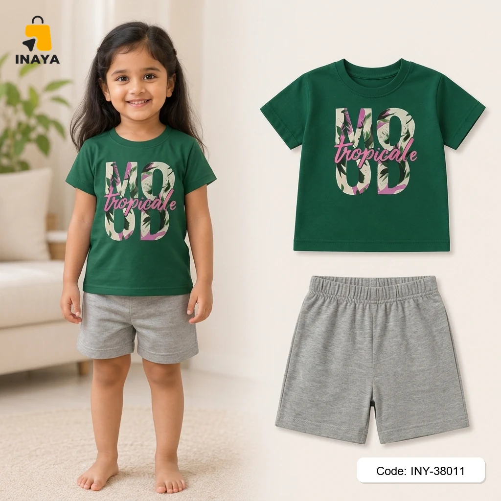 Green Mood Tropicale Baby T-Set